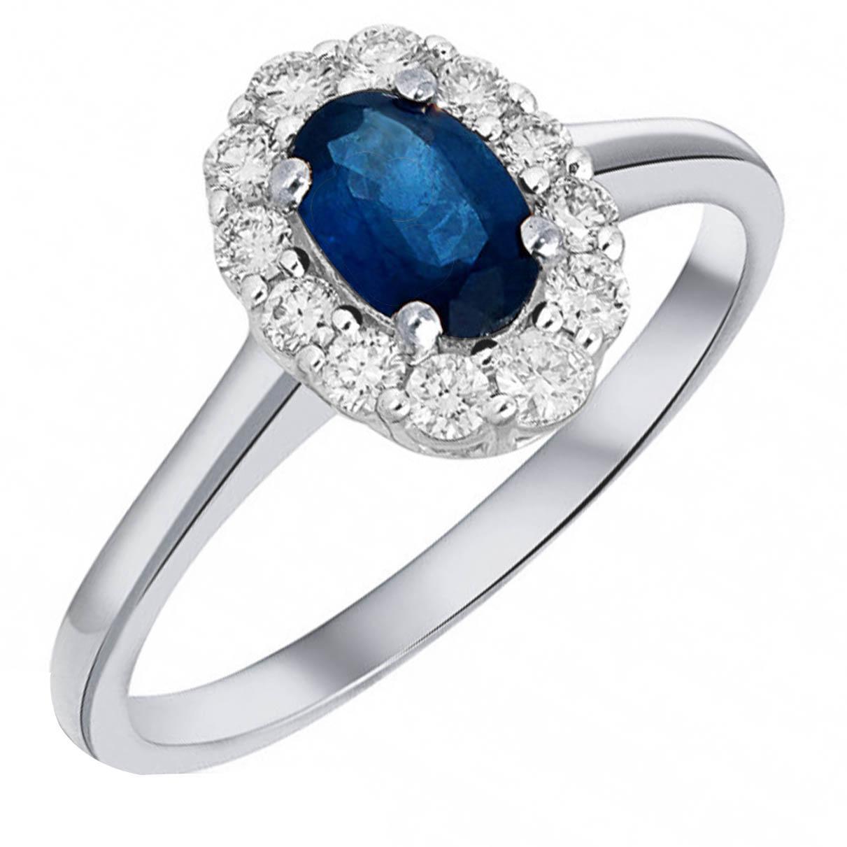 Prachtige entourage ring met Saffier
Bezet met briljant geslepen Diamanten & Saffier.
0.25 CT briljant geslepen Diamant
0.55 CT Saffier

(Al onze diamanten sieraden worden gecertificeerd geleverd)